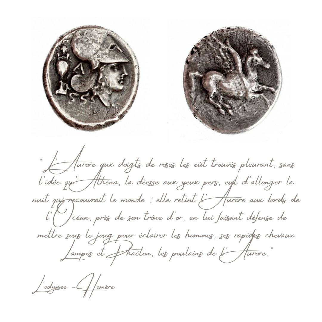 Monnaie, Grèce Antique, Statère de style corinthien, Acarnanie, Argent